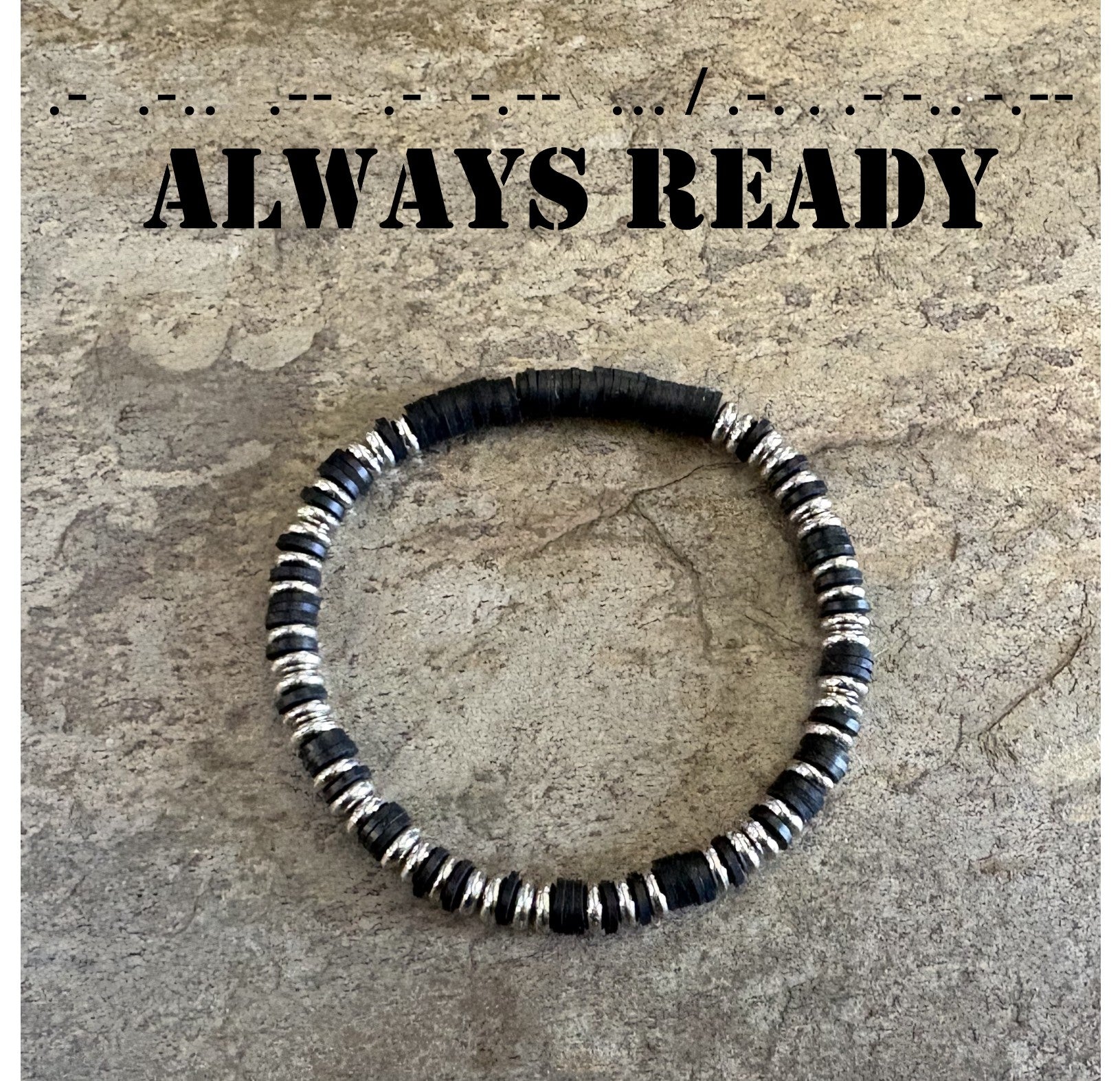 Always Ready Morse Code Bracelet | U.S. Coast Guard Gift