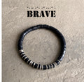 Brave Morse Code Bracelet | Courage Gift for Him