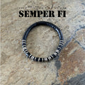 Semper Fi Morse Code Bracelet | U.S. Marine Corps Gift