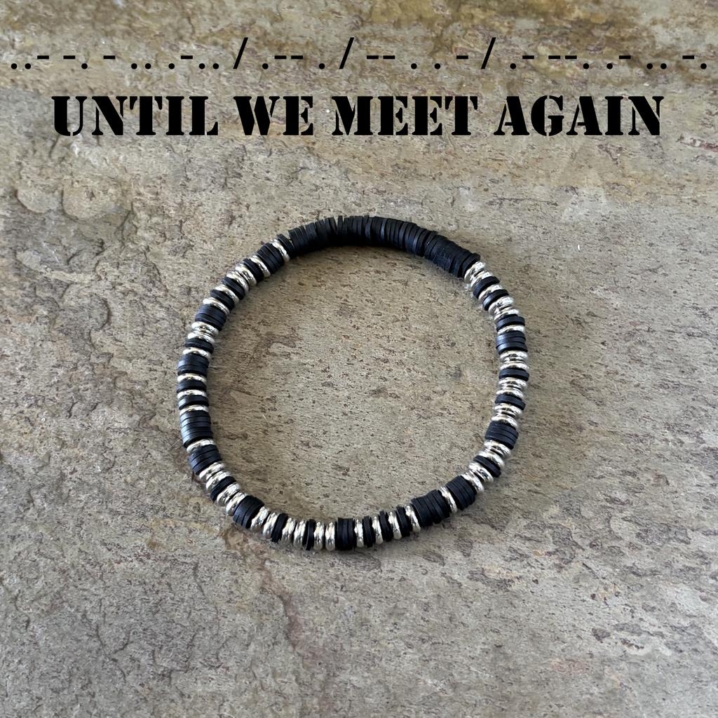 Until We Meet Again Morse Code Bracelet | Distance & Reunion Gift